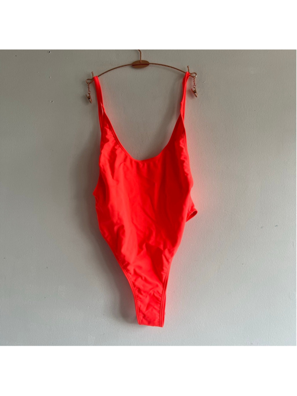 NWT Fabletics Neon Orange One Piece Swimsuit S